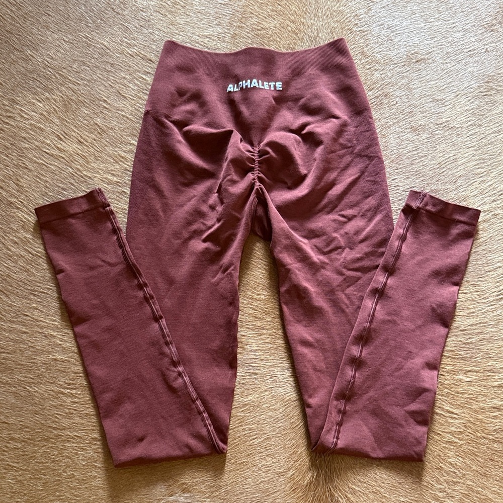 Alphalete “Amplify” Leggings in Copper